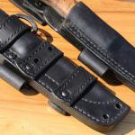 #FRLK Removable Kydex vs, FRLL fixed leather ferro rod loops.