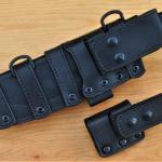 Type-2 Tracker/WSK sheath shown w/mounting package & "companion" knife.